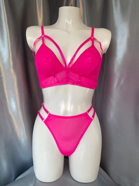 Lingerieset High in Pink | Roze